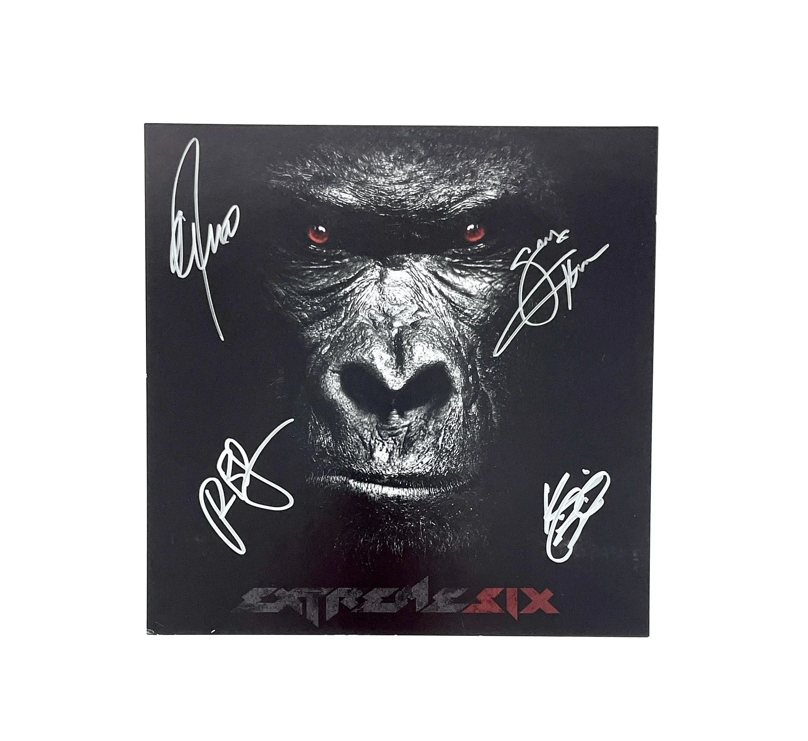 Extreme Band Signed Promo Six Poster Nuno Bettencourt Gary Cherone JSA Van Halen, изображение 2