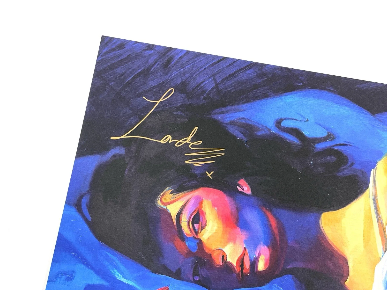 Lorde Autographed Signed Promo Poster Print Melodrama PSA DNA COA Rare Authentic, изображение 2