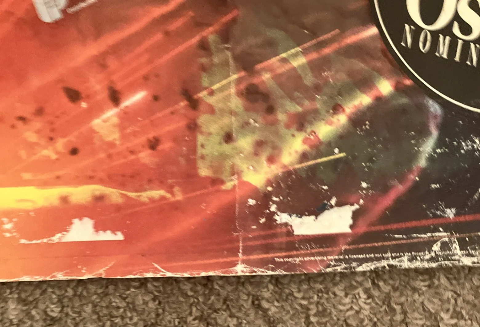 Star Trek VI: The Undiscovered Country (1991) Original UK Quad Poster Damaged, изображение 3
