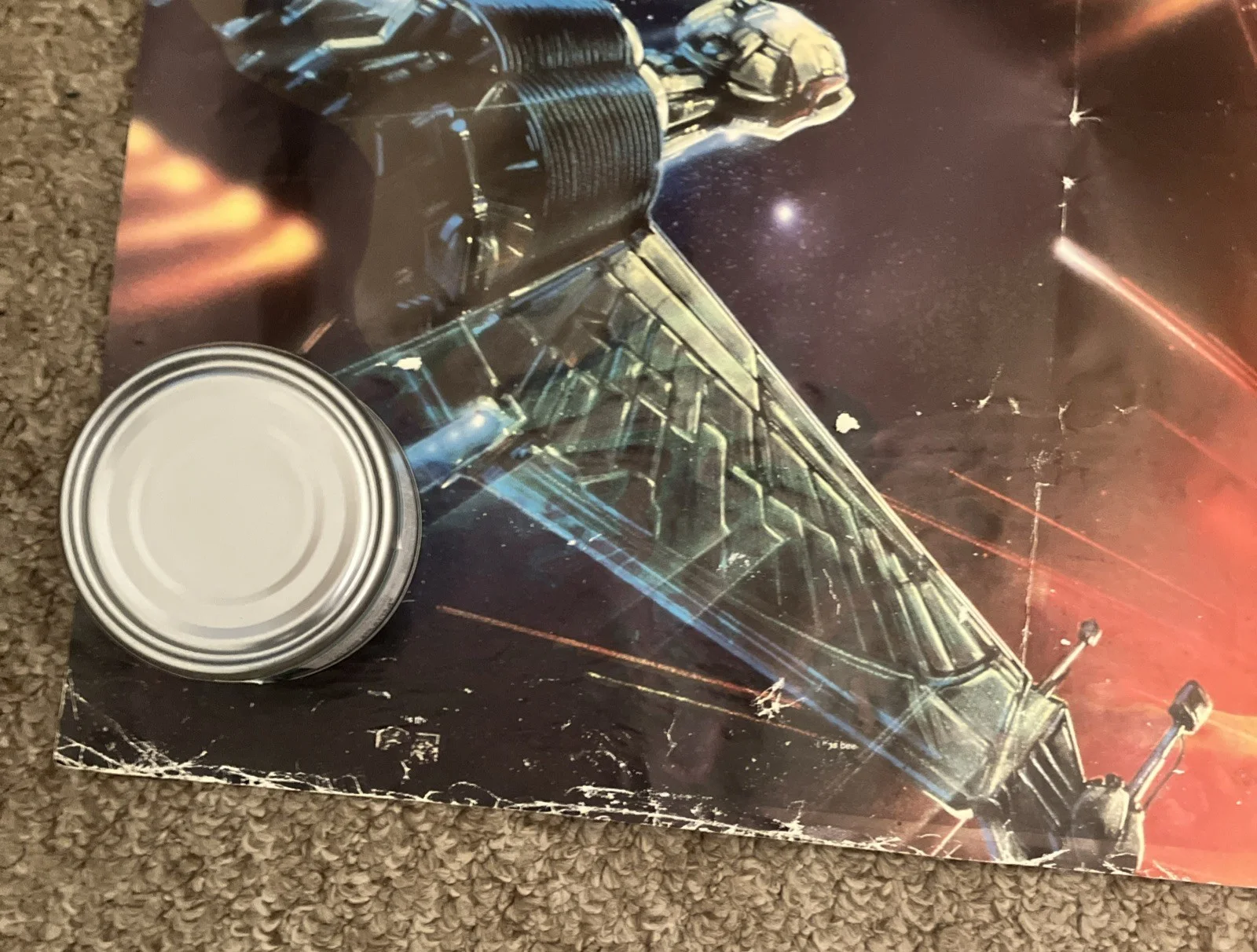 Star Trek VI: The Undiscovered Country (1991) Original UK Quad Poster Damaged, изображение 4