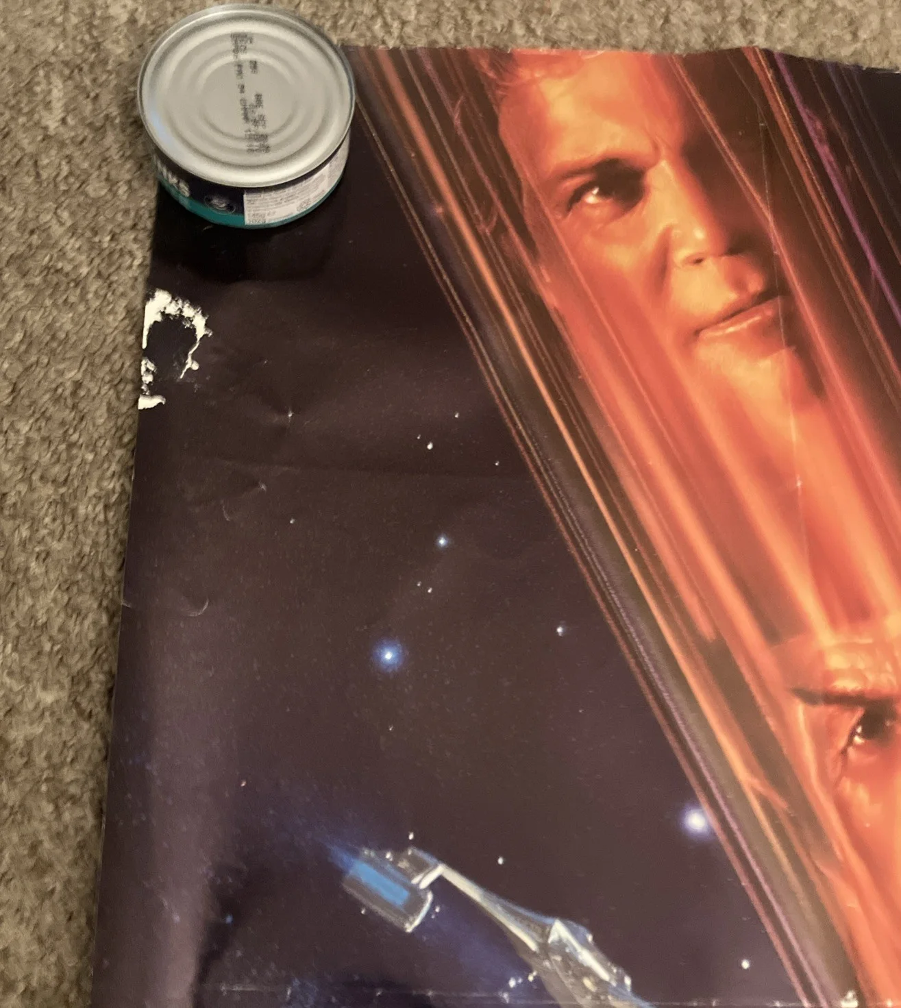 Star Trek VI: The Undiscovered Country (1991) Original UK Quad Poster Damaged, изображение 5