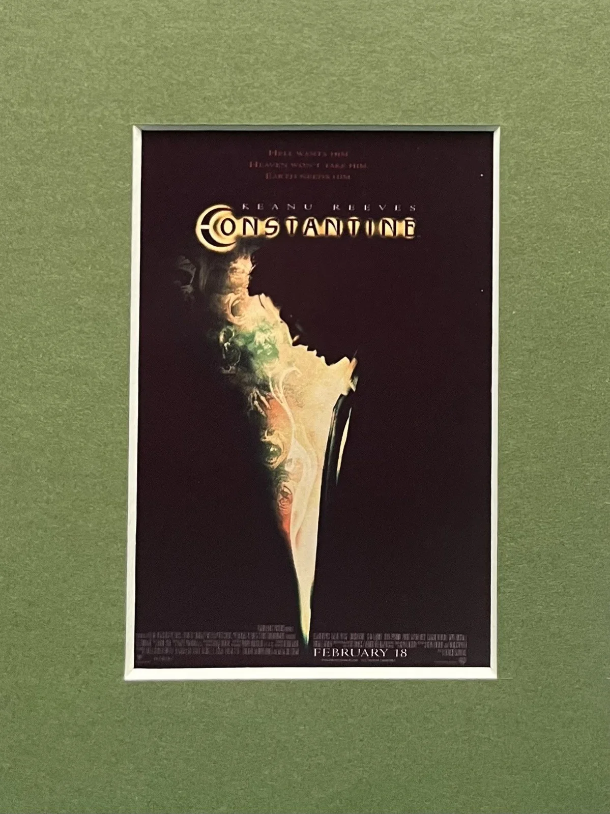 CONSTANTINE. 35mm Film Cell Mounted Display, image 2