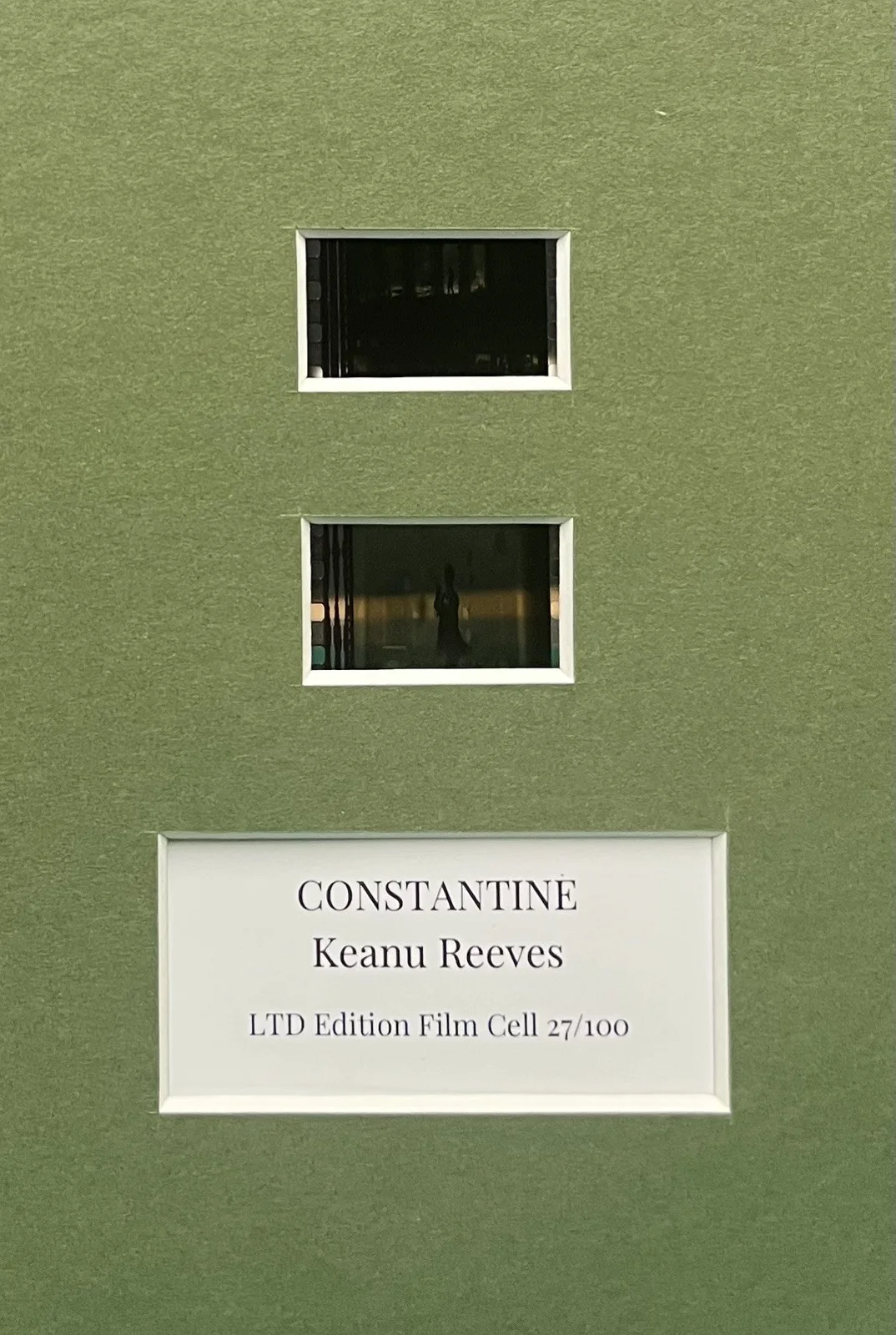 CONSTANTINE. 35mm Film Cell Mounted Display, image 3