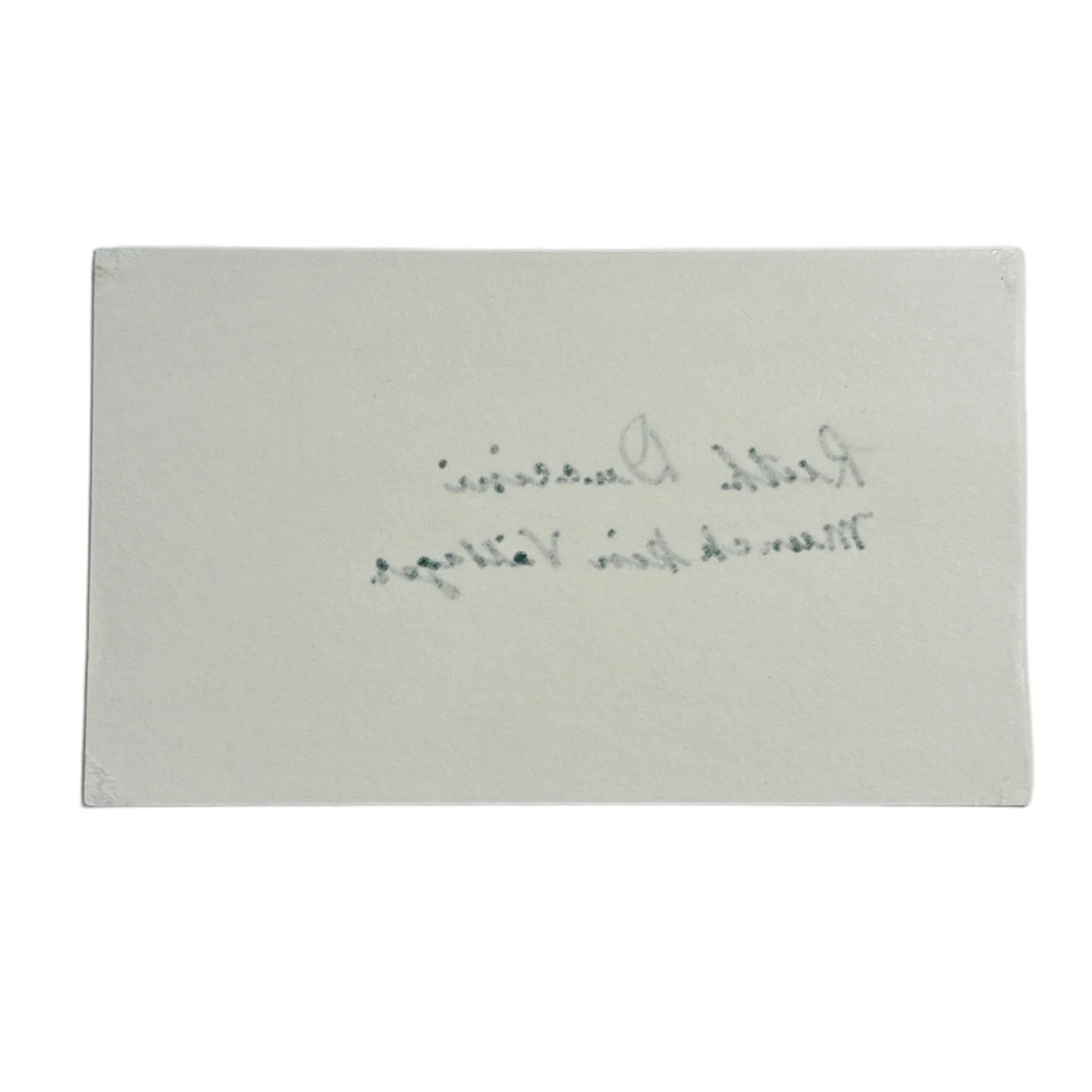 Ruth Duccini — Ruth Duccini (d. 2014) Autograph Signed 3x5 Index Card! Wizard of Oz Munchkin!, изображение 2