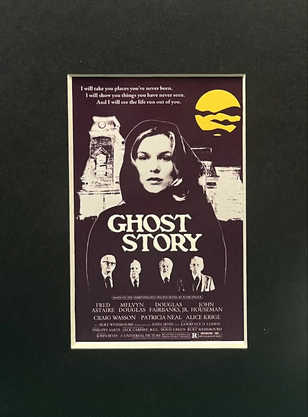 GHOST STORY. Fred Astaire . 35mm Film Cell Mounted Display, image 3