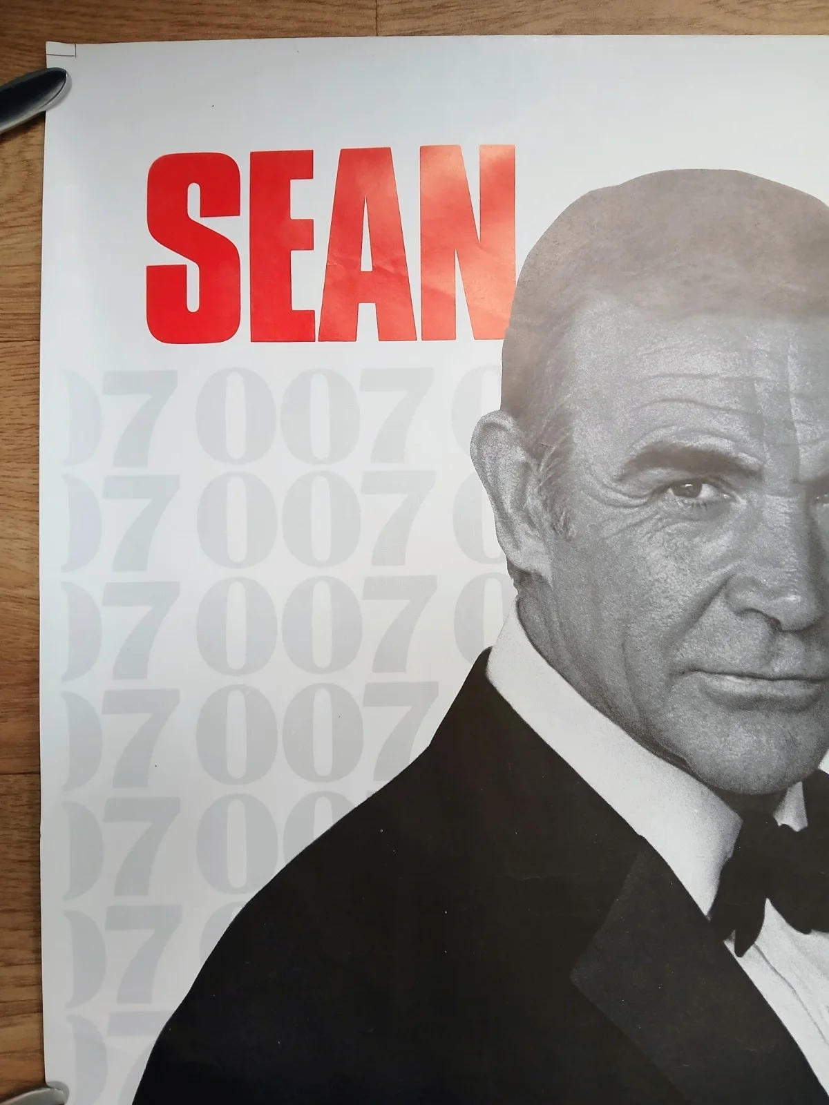 NEVER SAY NEVER AGAIN (1983)rare rolled 31x41" original 'proof' quad poster -007, изображение 2