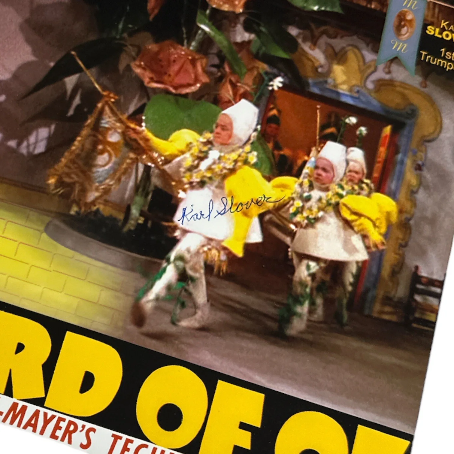Karl Slover — Karl Slover (d. 2011) Autograph Signed 8x10 Photo Munchkin on The Wizard of Oz, изображение 2