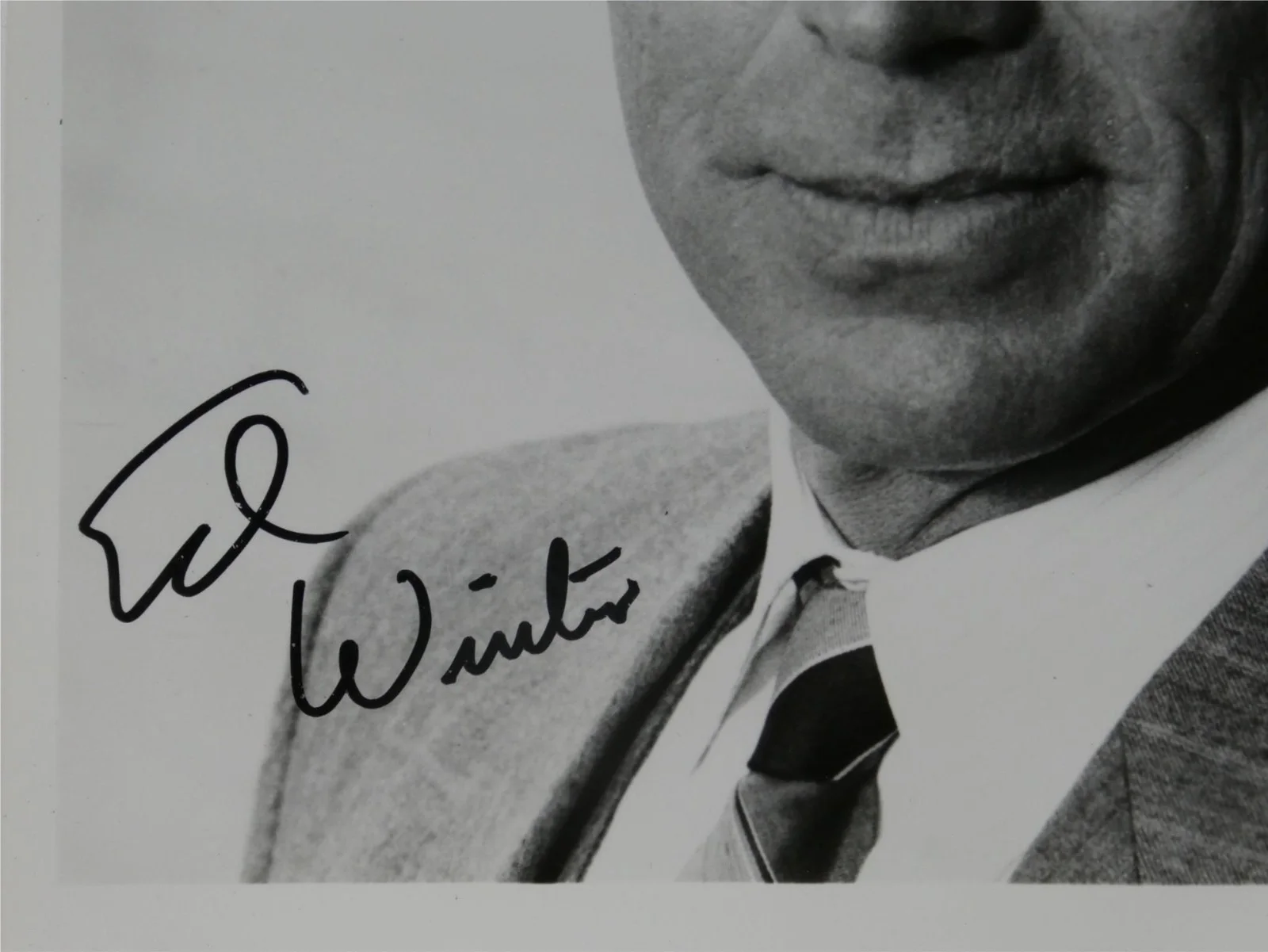 Ed Winter — Ed Winter Signed B&W 8x10 Photo Autographed, image 2