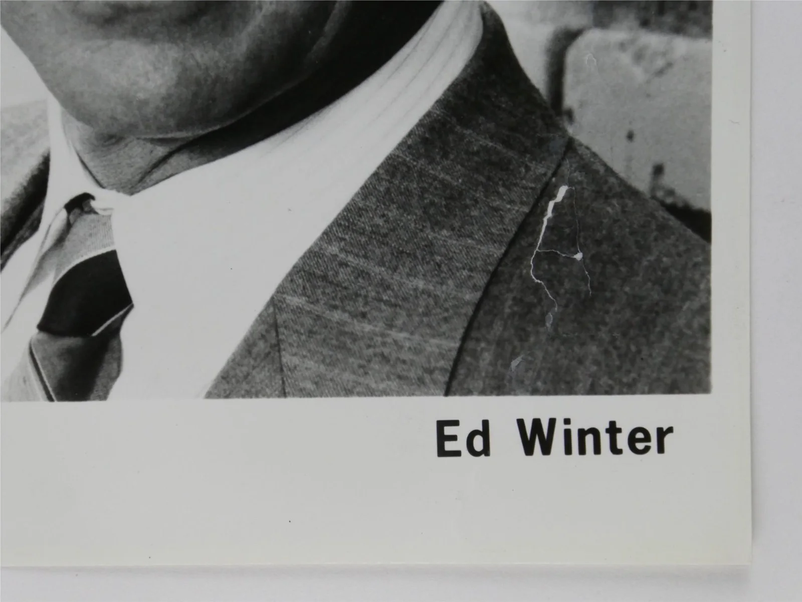 Ed Winter — Ed Winter Signed B&W 8x10 Photo Autographed, image 3