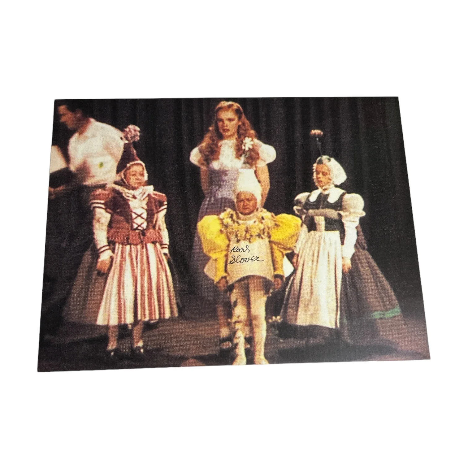 Karl Slover — Karl Slover (d. 2011) Autograph Signed 8.5x11 Photo Munchkin on The Wizard of Oz