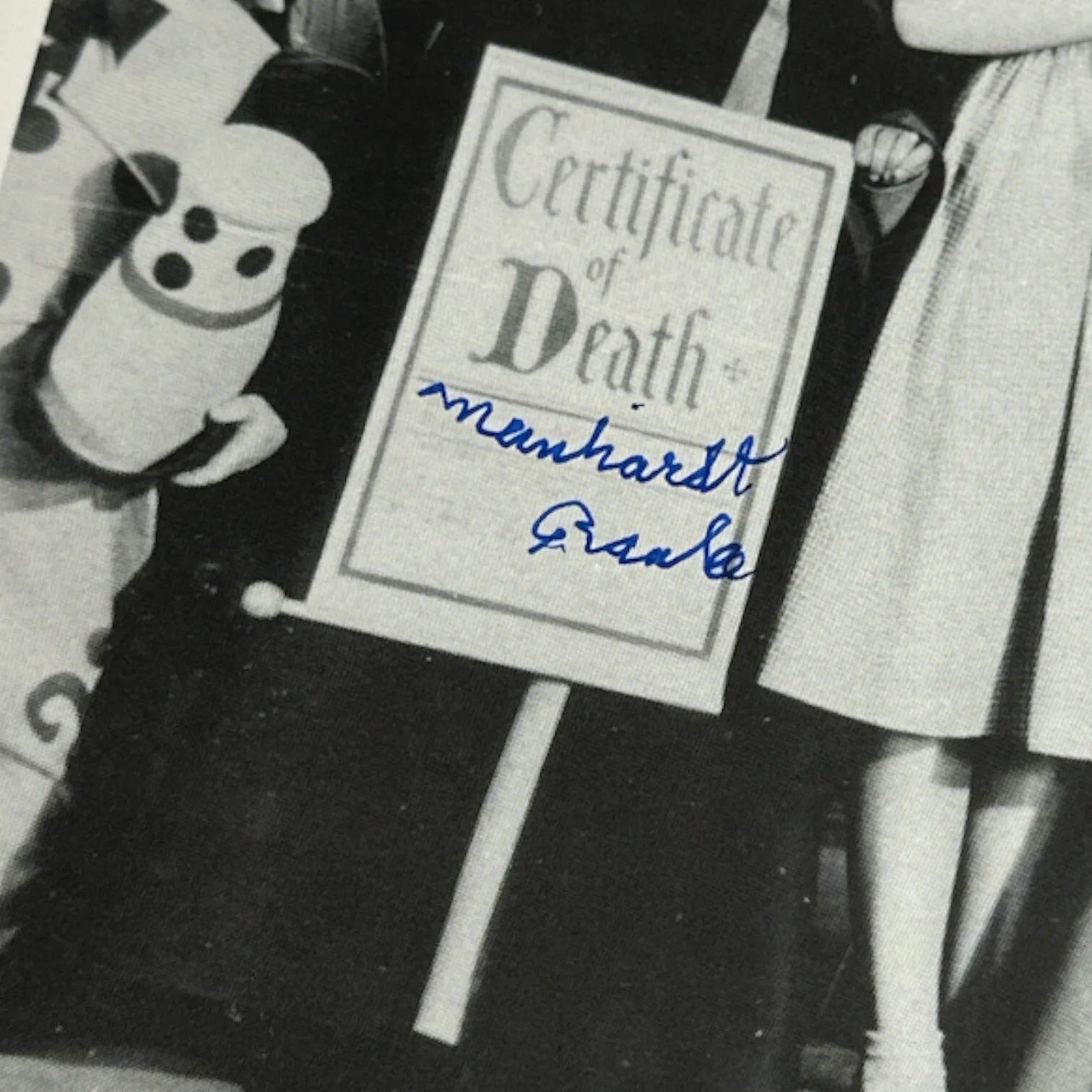 Meinhardt Raabe — Meinhardt Raabe (d. 2010) Signed Autograph 8x10 Photo! Wizard of Oz Munchkin!, изображение 2