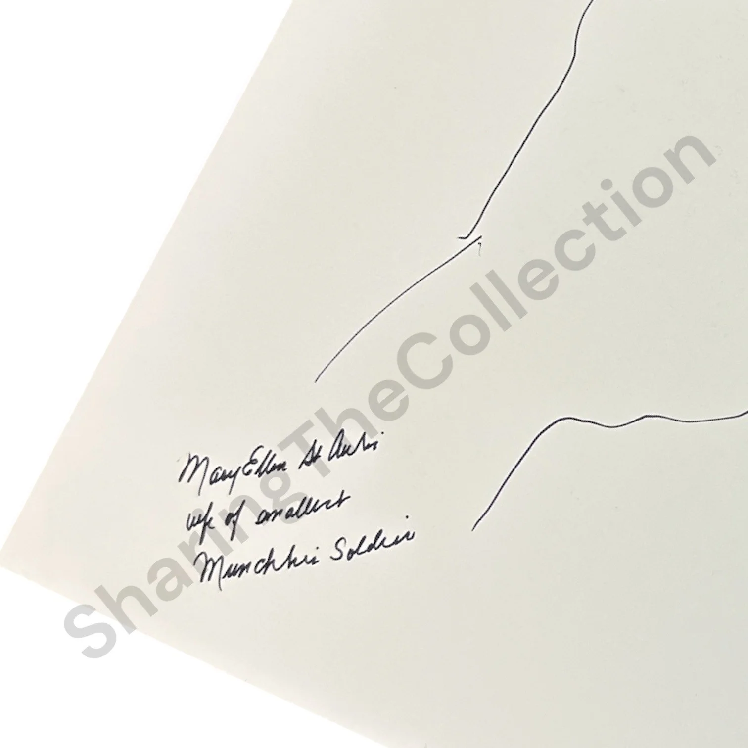 Mary Ellen St. Aubin — Mary Ellen St. Aubin (d. 2021) SIGNED Hand Tracing Wife of Wizard of Oz Munchkin, изображение 2