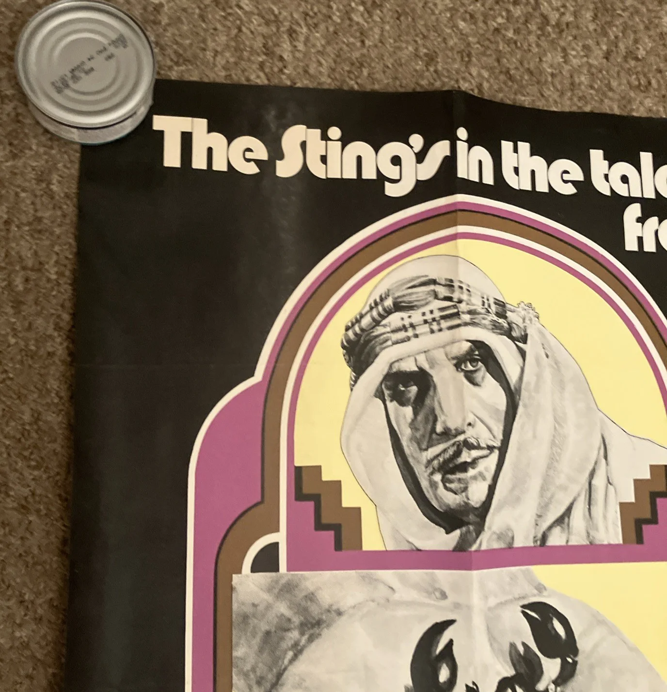 Dr. Phibes Rises Again (1972) Original British UK QUAD POSTER one corner torn, image 3