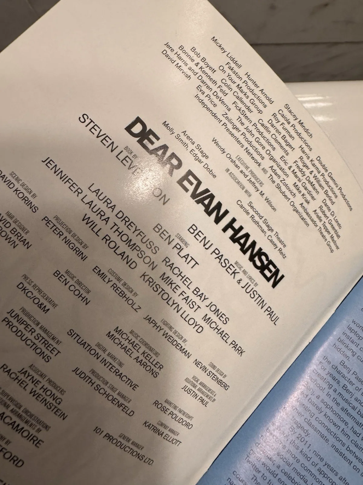 Dear Evan Hansen Signed Pasek & Paul CD, image 3