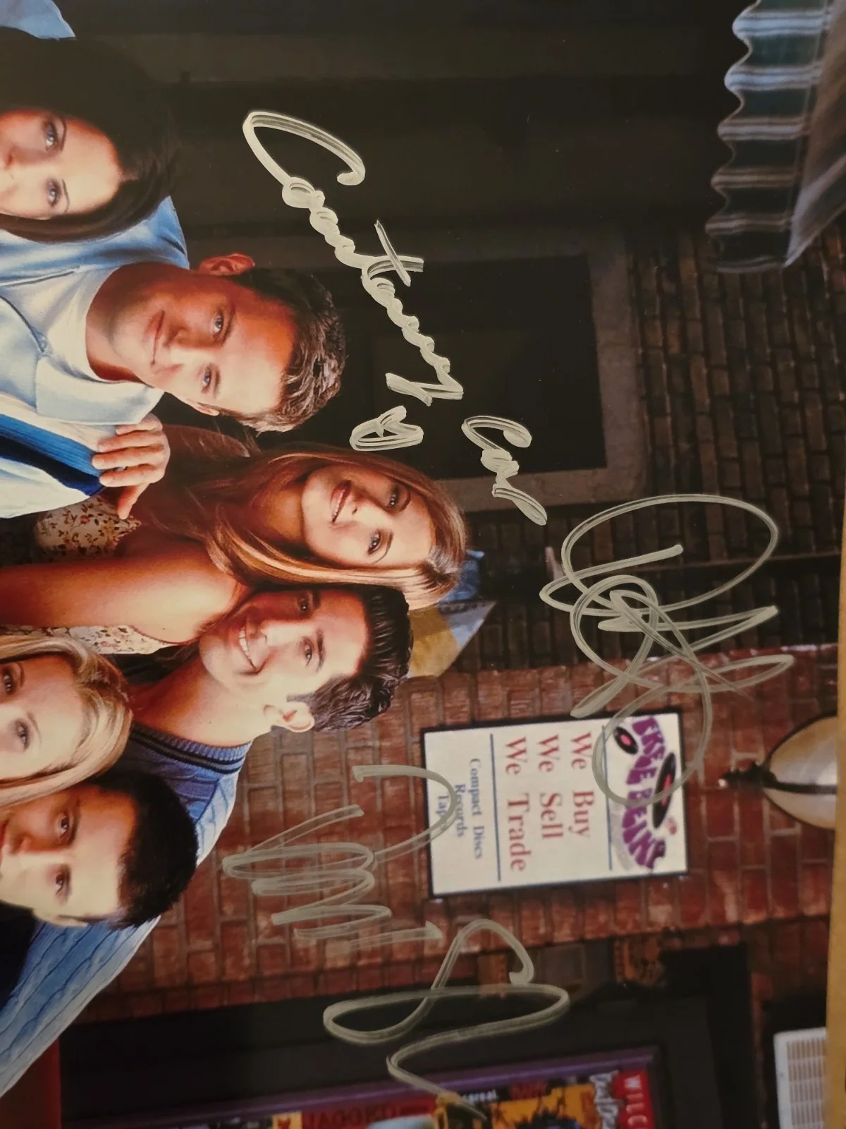 Jennifer Aniston, Matt Perry, Courteney Cox, Lisa Kudrow, Matt Le — Friends Cast Signed Original Photo– Authenticated, image 4