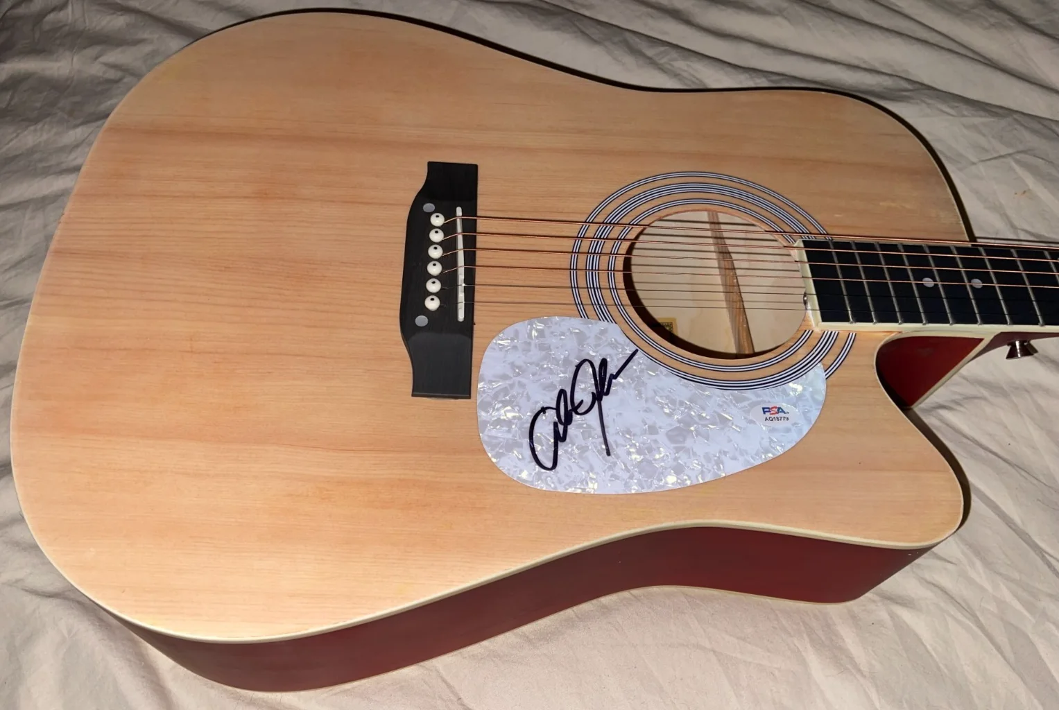 Alan Jackson A Lot About Livin' What I Do Drive Signed Acoustic Guitar PSA RARE, изображение 2