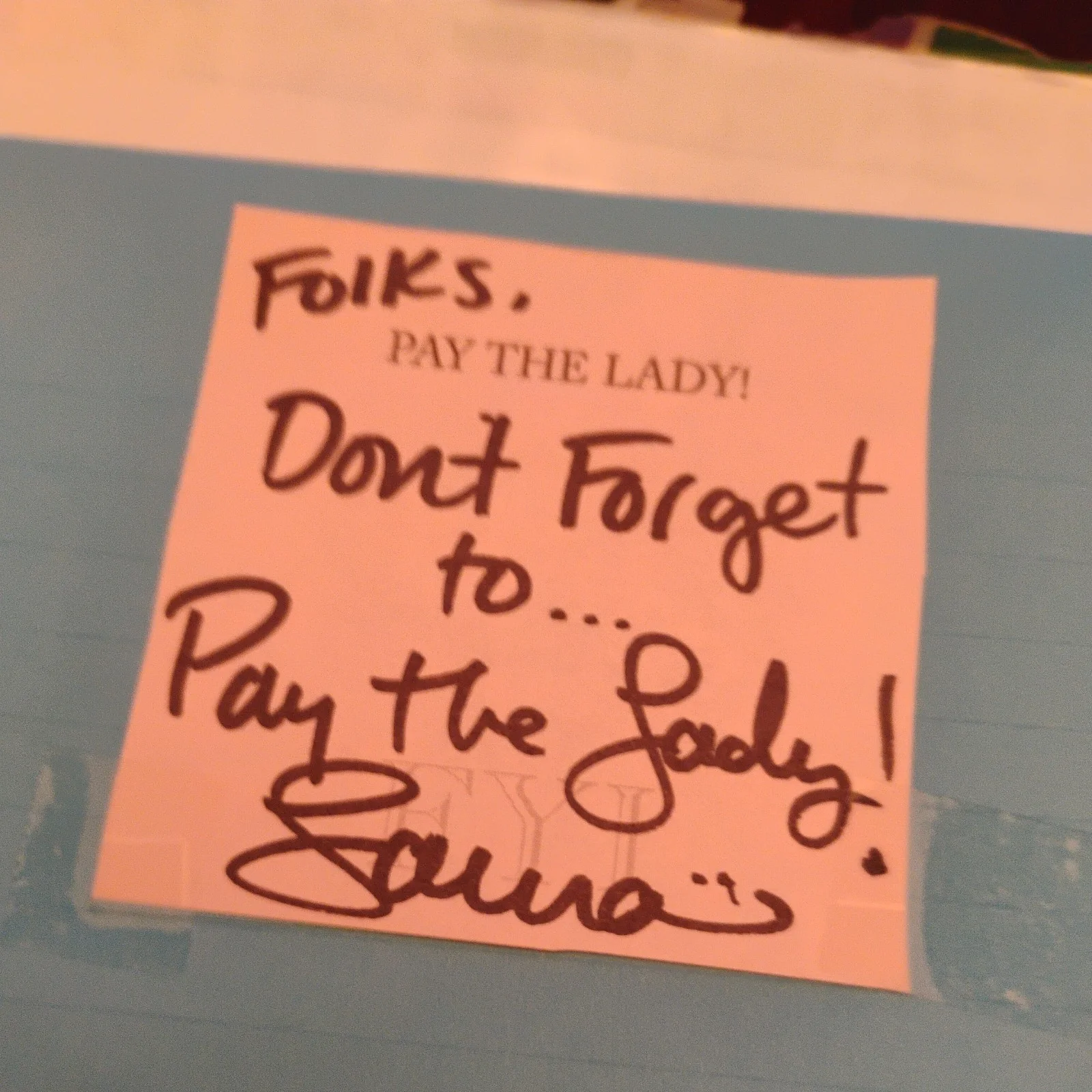 dan and laura dotson signed 5x7 autographed signature auto storage wars show, image 3