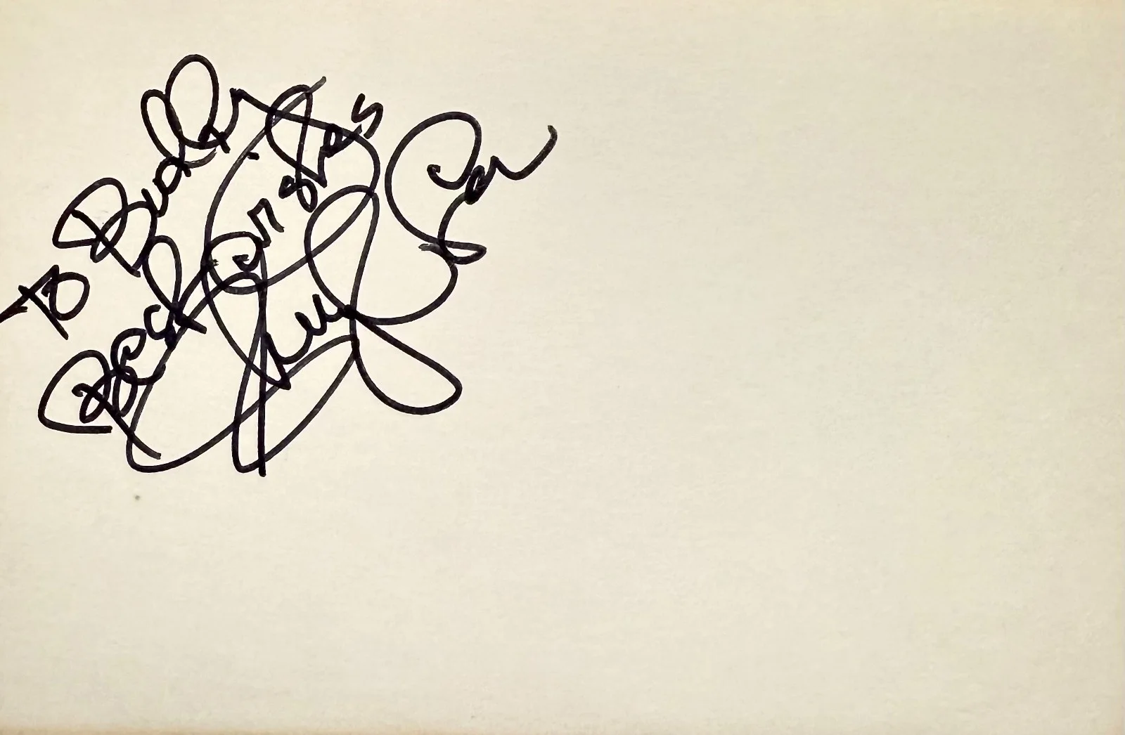 Sheryl Lee — SHERYL LEE Autograph Signed 4"x 6" INDEX CARD Backbeat TWIN PEAKS Bliss VAMPIRES, изображение 3