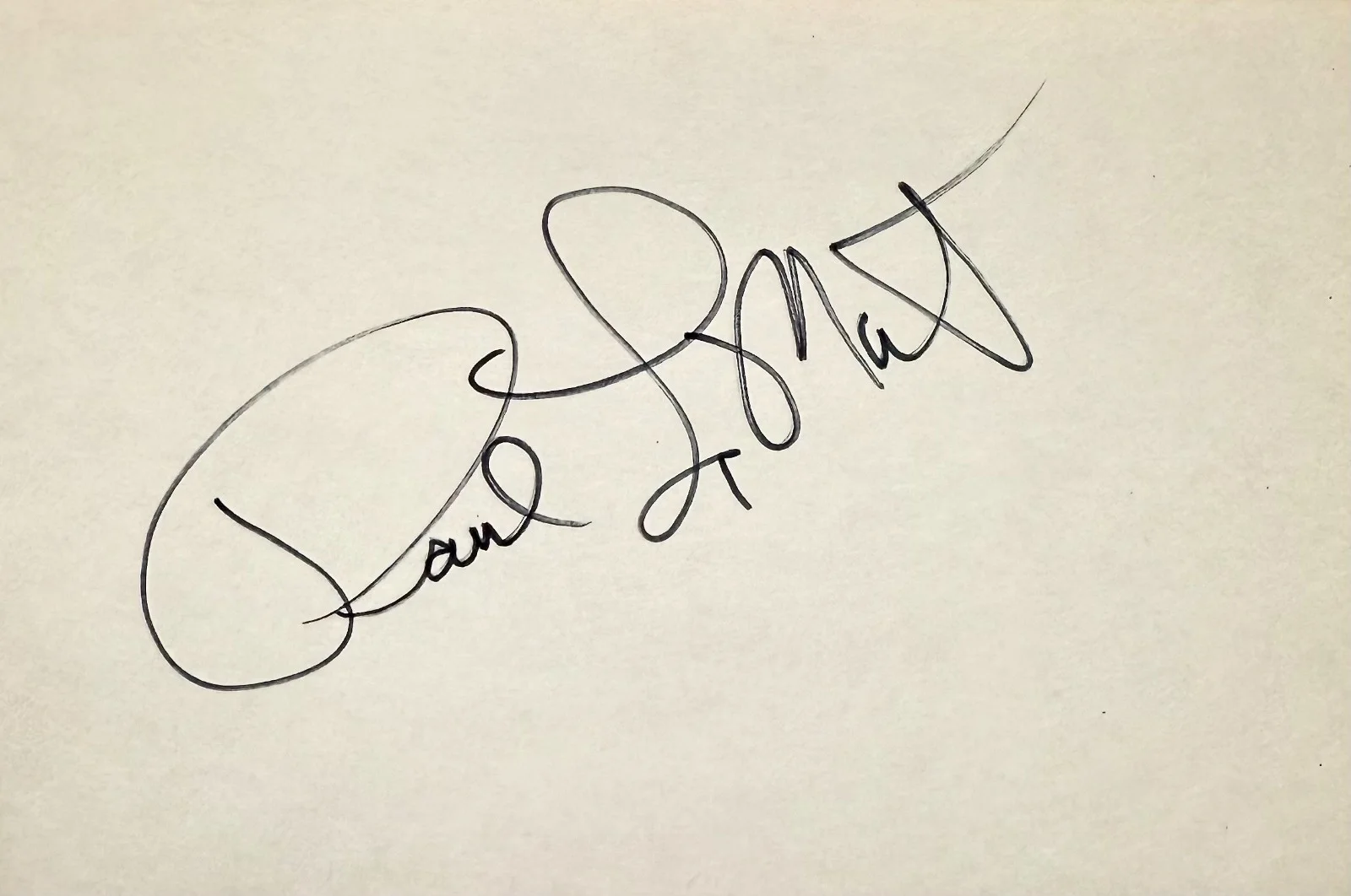 Paul Le Mat — PAUL LE MAT Signed Autographed 4x6 INDEX CARD Strange Invaders DEATH VALLEY