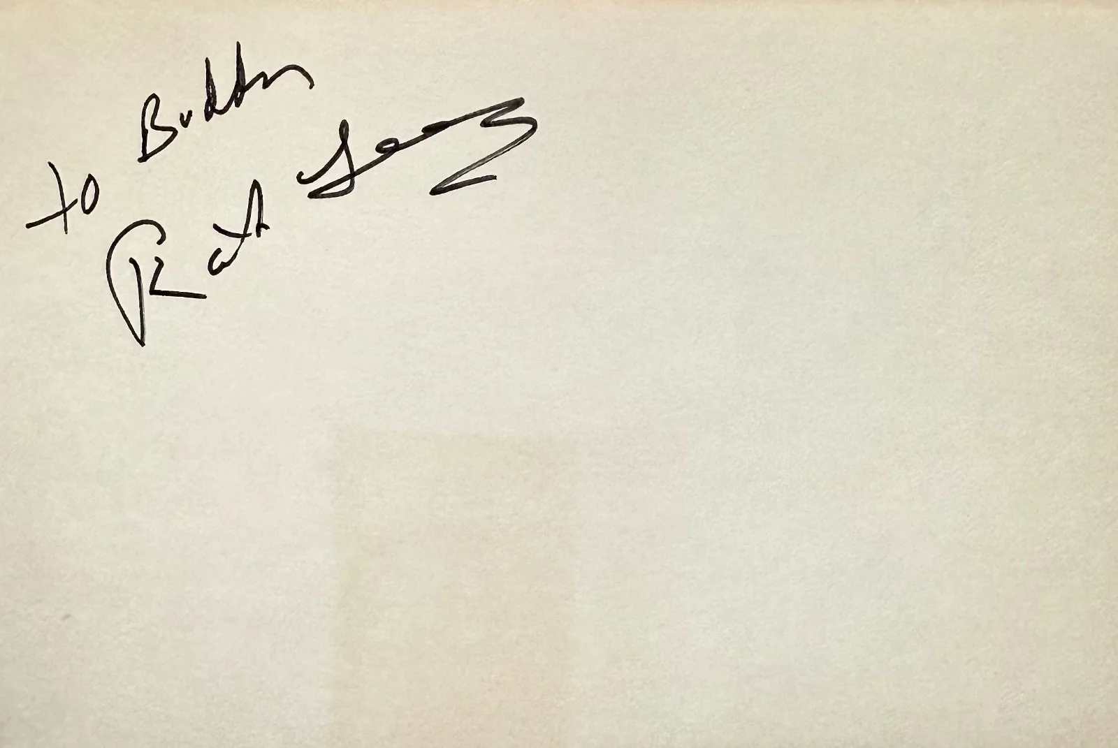 Rick Lenz — RICK LENZ Signed Autographed 4x6 INDEX CARD Cactus Flower Hec Ramsey GREEN ACRES, image 3