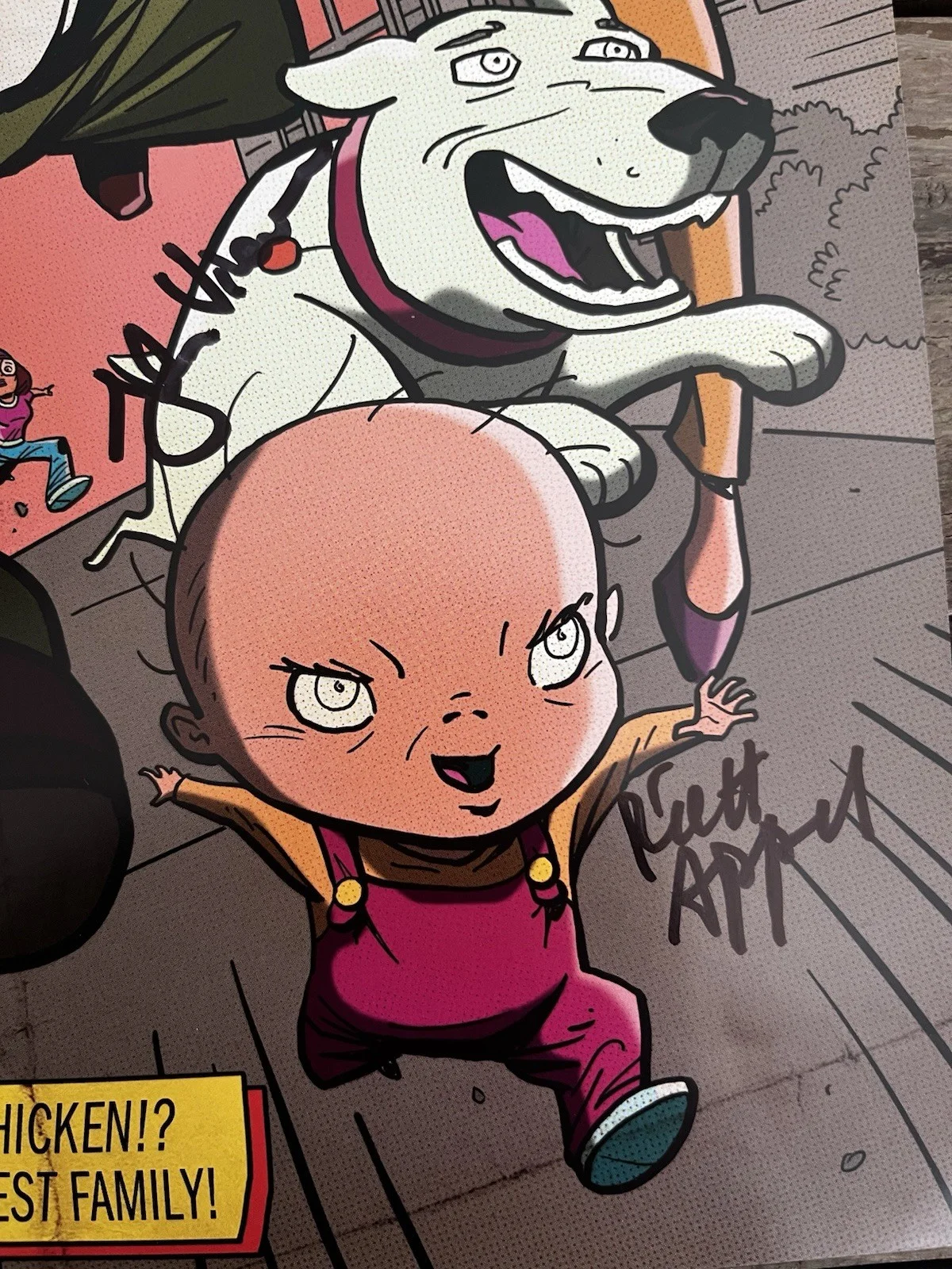 Family Guy Fox 11x17 Poster Signed SDCC 2016 Alex Borstein Lois, изображение 4