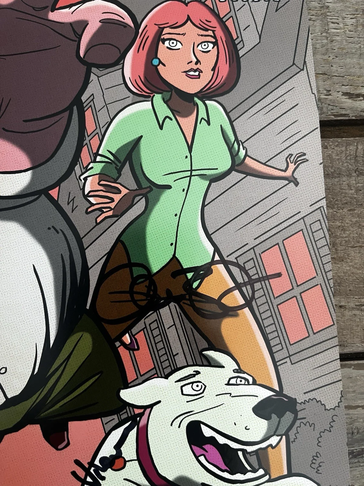Family Guy Fox 11x17 Poster Signed SDCC 2016 Alex Borstein Lois, изображение 5