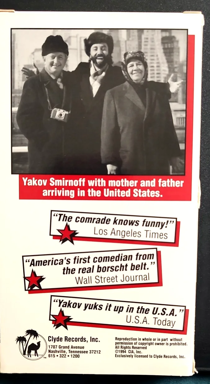 AMERICA'S HEART ~ Yakov Smirnoff Autographed 911 Poster & Just Off the Boat Vhs, изображение 3