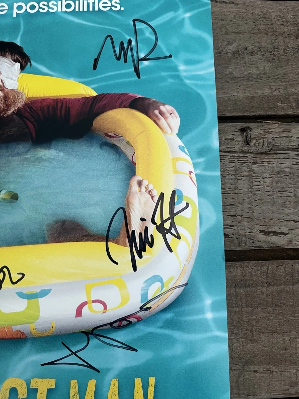 Will Forte — The Last Man on Earth 11x17 Poster Signed SDCC 2016 Will Forte January Jones Fox, изображение 2