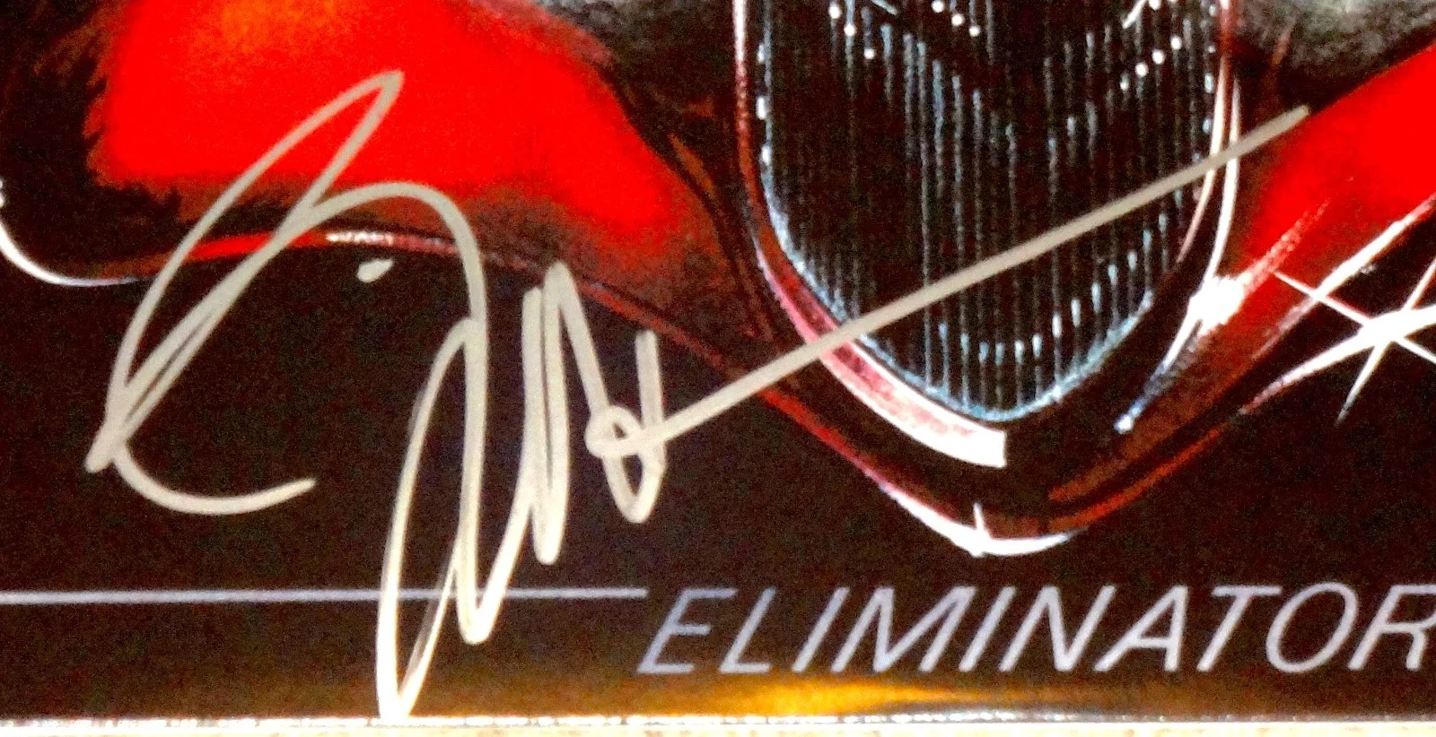 ZZ TOP BILLY GIBBONS HAND SIGNED AUTOGRAPHED ELIMINATOR VINYL ALBUM! PROOF+COA, image 2