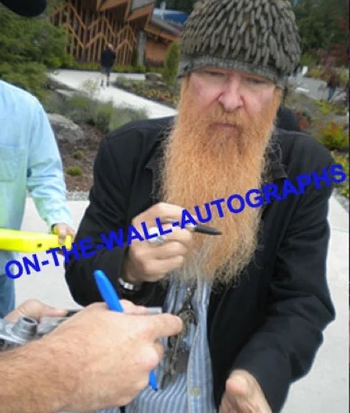 ZZ TOP BILLY GIBBONS HAND SIGNED AUTOGRAPHED ELIMINATOR VINYL ALBUM! PROOF+COA, image 3