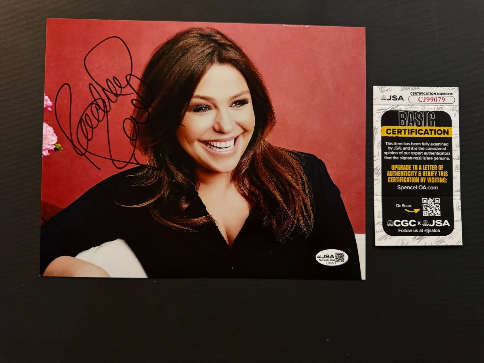Rachael Ray — Rachael Ray Rare!! autographed signed sexy food show 8x10 photo JSA Spence coa