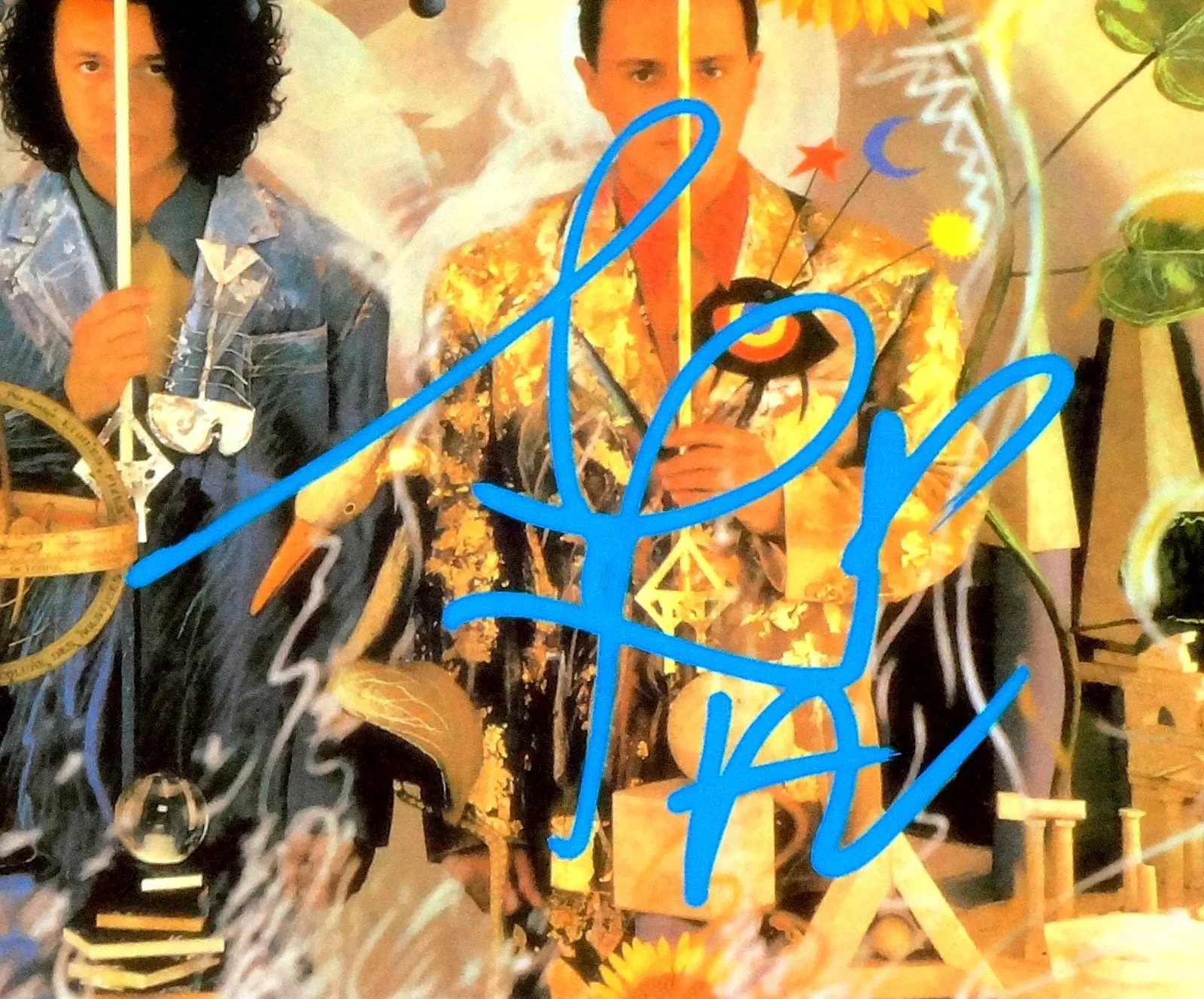 TEARS FOR FEARS HAND SIGNED AUTOGRAPHED THE SEEDS OF LOVE VINYL ALBUM! PROOF+COA, изображение 3