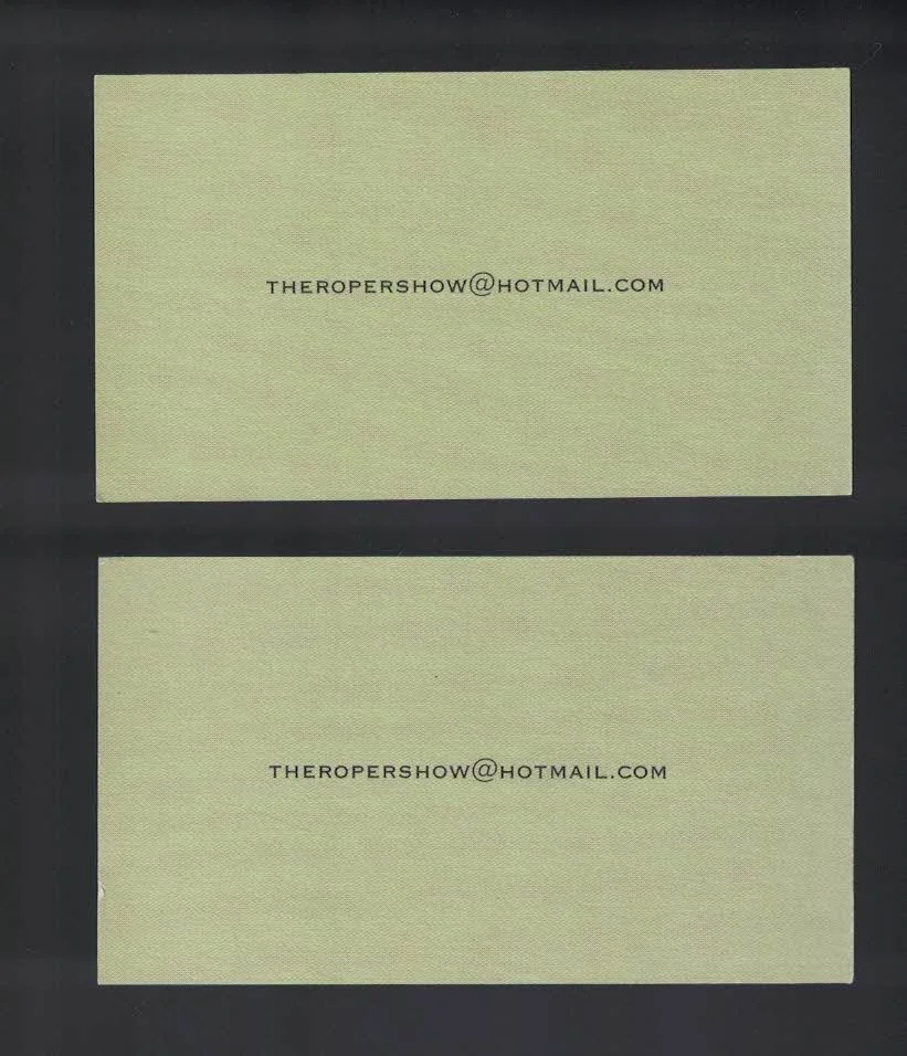 JESSE ROPER 2012 Blues Music Business Card 2-Lot (1) Autographed Signed, EX Cond, image 2