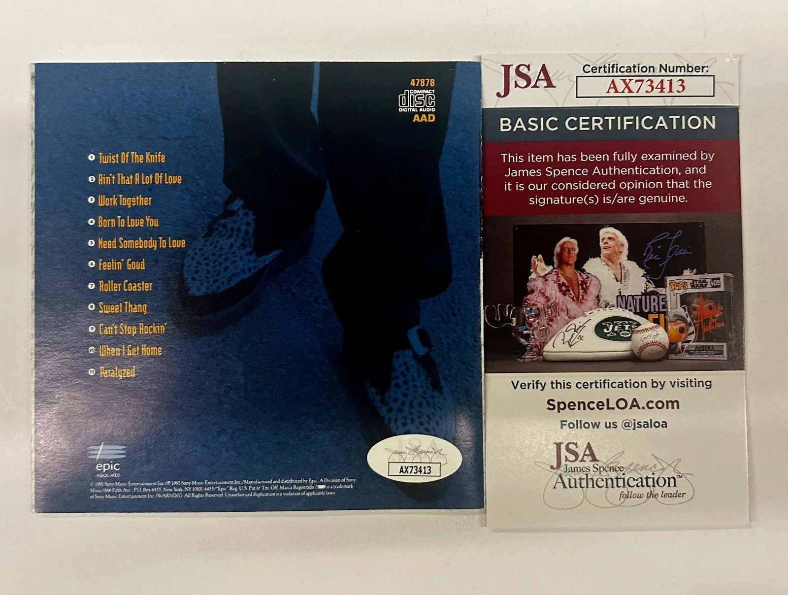 KIM WILSON SIGNED FABULOUS THUNDERBIRDS CD AUTO AUTOGRAPH DUAL JSA COA, image 2