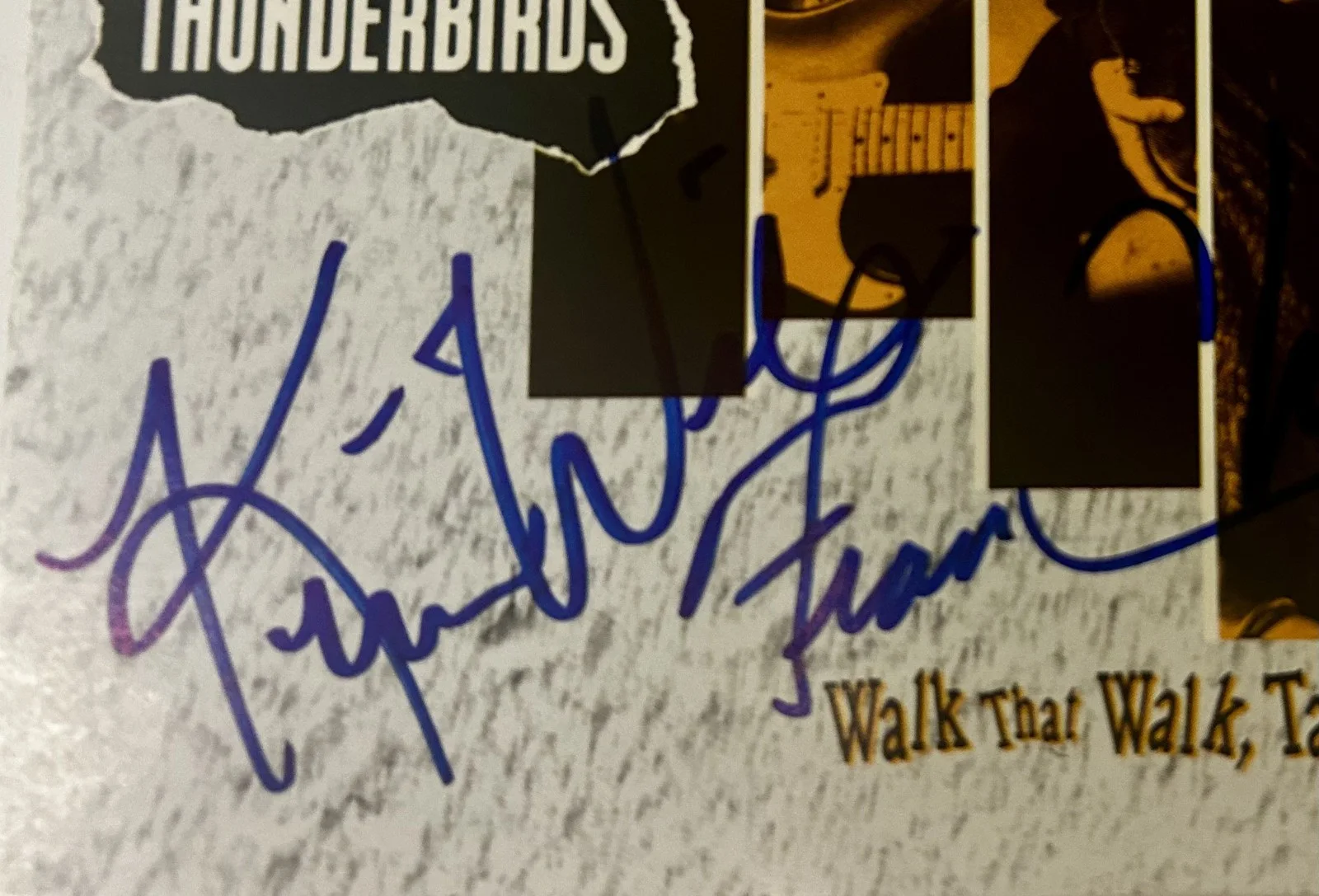 KIM WILSON SIGNED FABULOUS THUNDERBIRDS CD AUTO AUTOGRAPH DUAL JSA COA, image 3