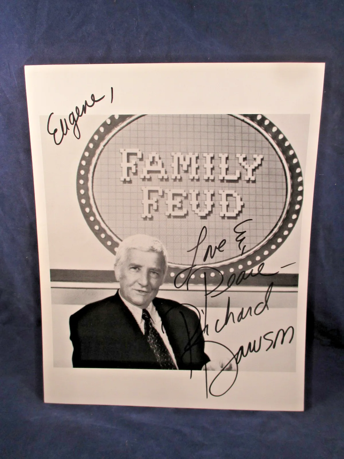 Richard Dawson — Vintage RICHARD DAWSON (1932-2012) Autographed 8X10 Photo - Hogan’s Heroes -*, изображение 3