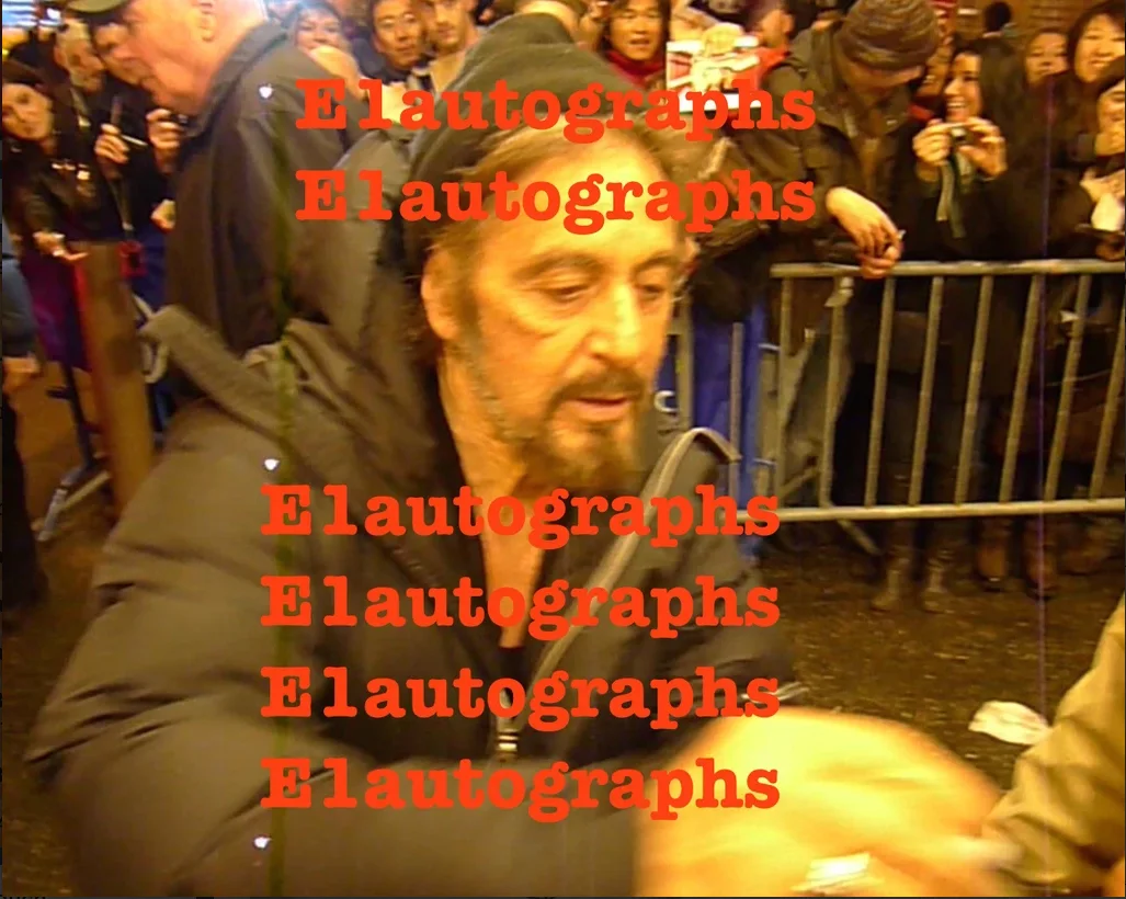 Al pacino — Al Pacino Signed Scarface 8x10 Photo. Proof. Irishman, Corleone Godfather, изображение 2