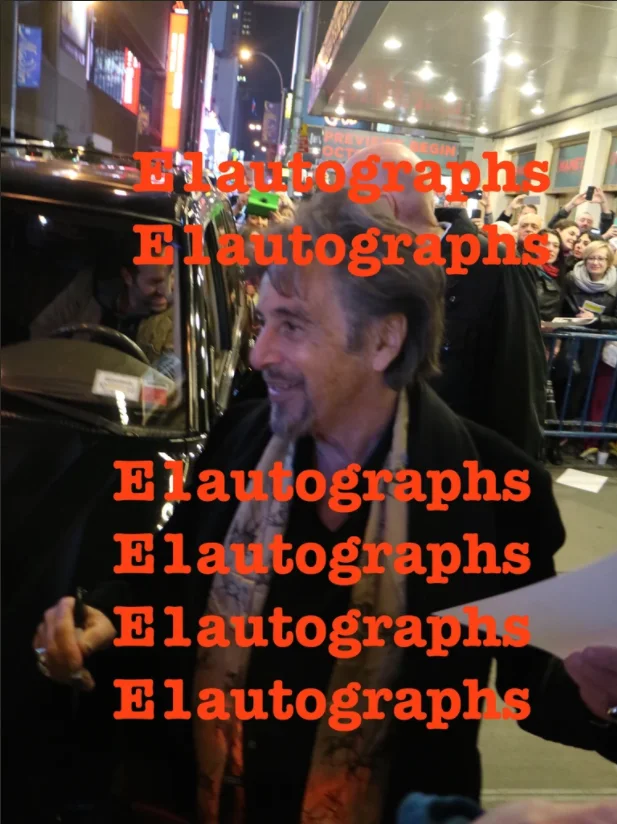 Al pacino — Al Pacino Signed Corleone The Godfather 3 8x10 Photo. Proof. Irishman, Scarface, изображение 3