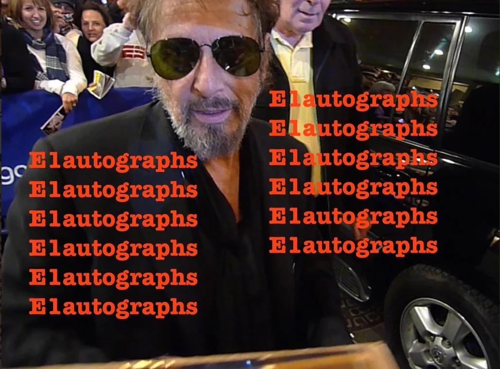 Al pacino — Al Pacino Signed Scarface 8x10 Photo. Proof. Irishman, Corleone Godfather, изображение 3