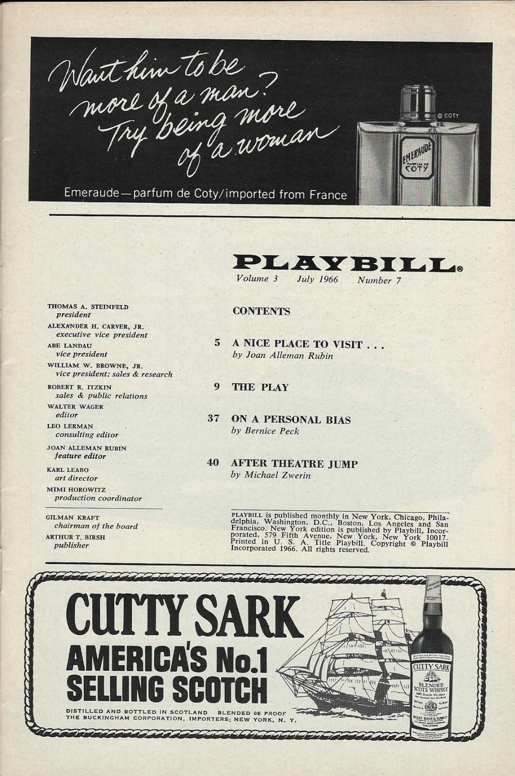 Lauren Bacall — Lauren Bacall signed Cactus Flower Playbill 1966 - Rare - Mint, image 4