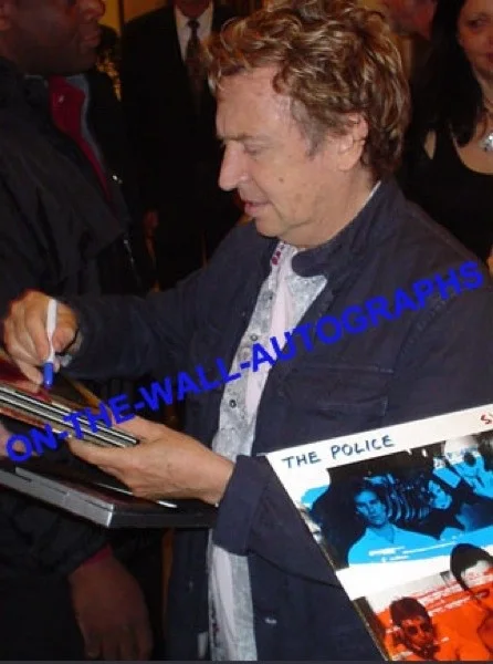 THE POLICE ANDY SUMMERS HAND SIGNED AUTOGRAPHED ZENYATTA MONDATTA ALBUM W/ PROOF, изображение 3