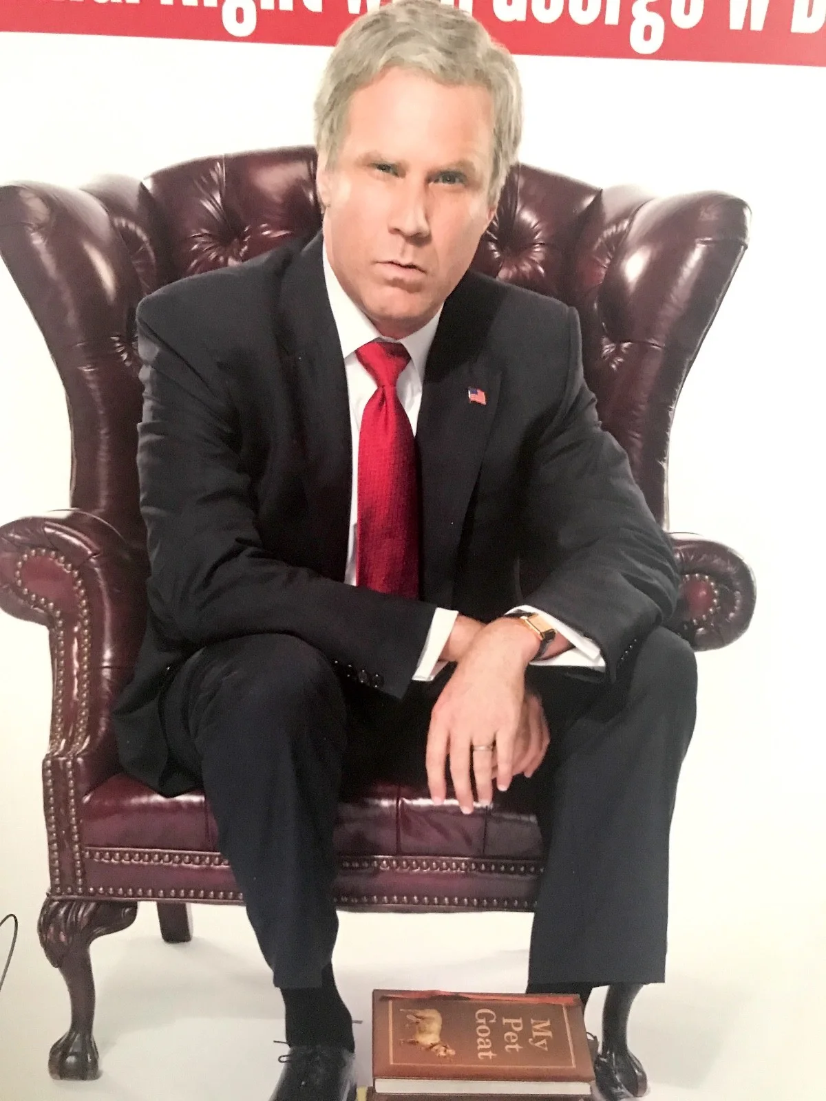 Will Ferrell — Will Ferrell & cast signed You're Welcome 14x22 Broadway Poster Window Card Bush, image 3
