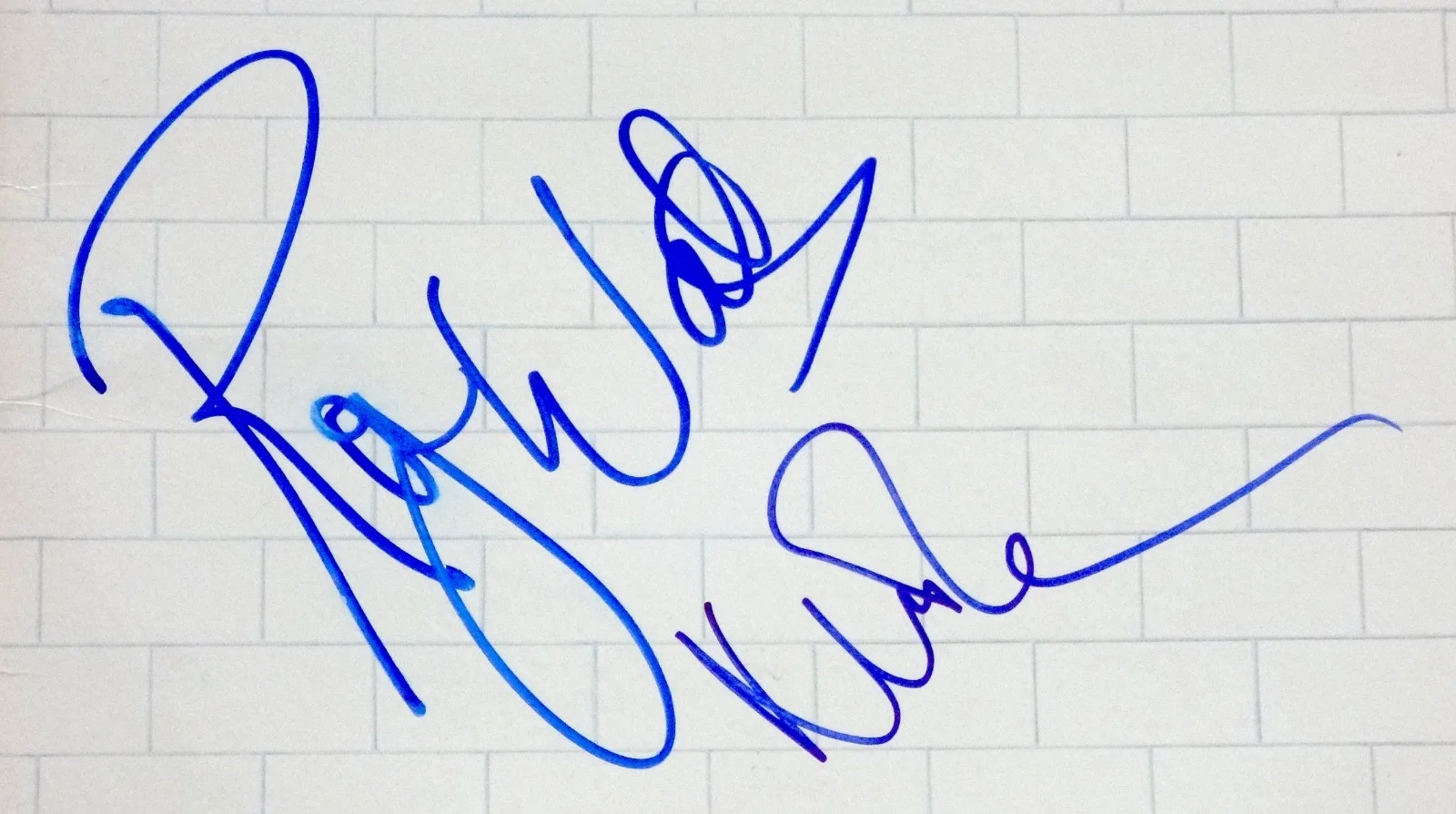 PINK FLOYD HAND SIGNED AUTOGRAPHED THE WALL VINYL ALBUM BY 2! RARE W/PROOF +COA!, изображение 2