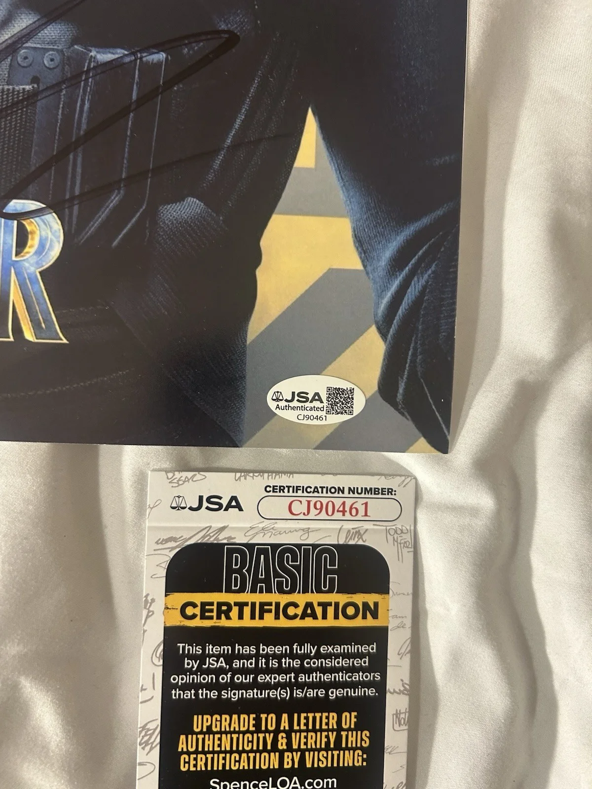 Michael B Jordan — Michael B Jordan Signed Black Panther 12x18 Poster Autographed JSA COA, image 4