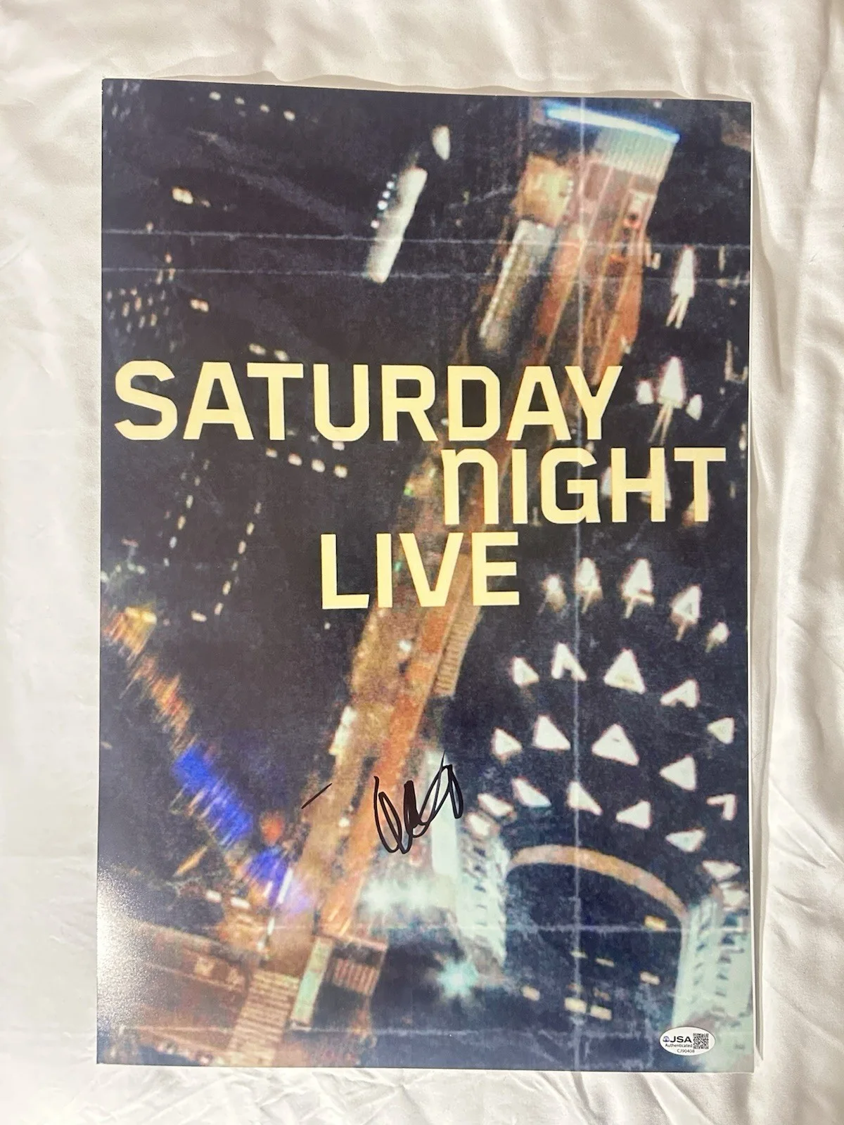 Aidy Bryant — Aidy Bryant Signed Saturday Night Live SNL 12x18 Poster Autographed JSA COA, image 2