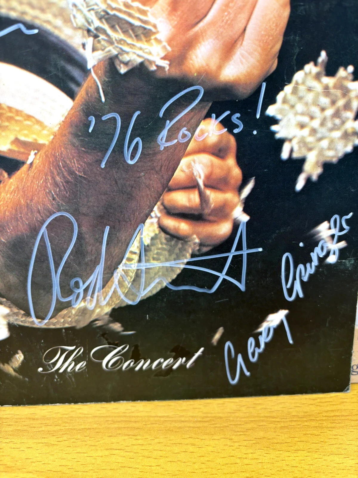 1976 Rod Stewart Concert Program Signed By 7 Carmen Appice Jim Kregan Phil Chen, изображение 2