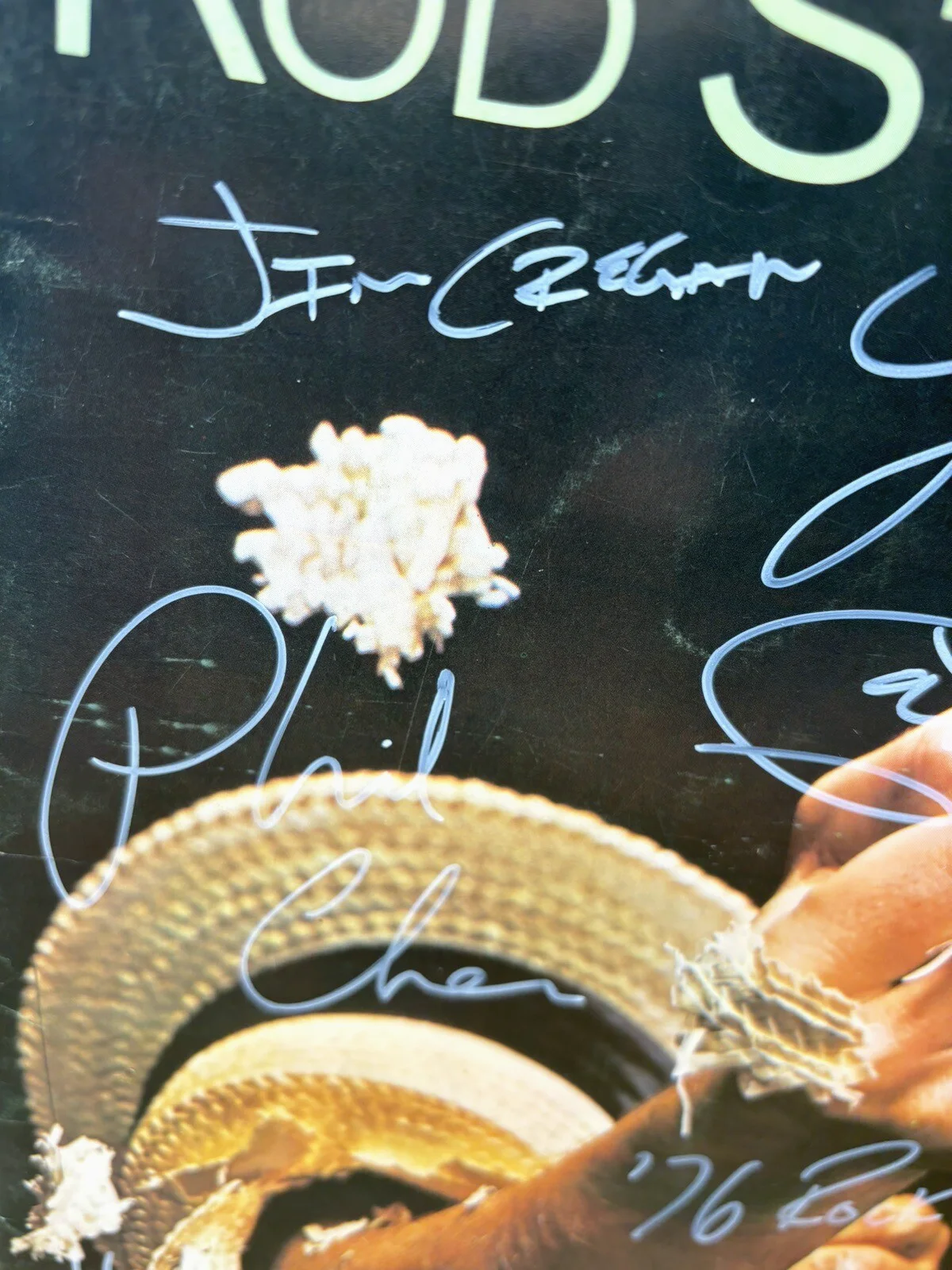 1976 Rod Stewart Concert Program Signed By 7 Carmen Appice Jim Kregan Phil Chen, изображение 4