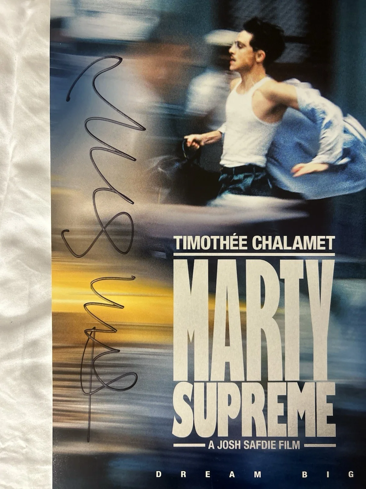 Josh Safdie — Josh Safdie Signed Marty Supreme 12x18 Poster Autographed JSA COA, изображение 4