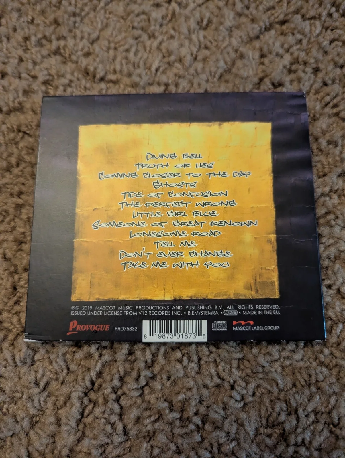 ROBIN TROWER Coming Closer To The Day CD Signed Autographed By Robin Trower 2019, изображение 2