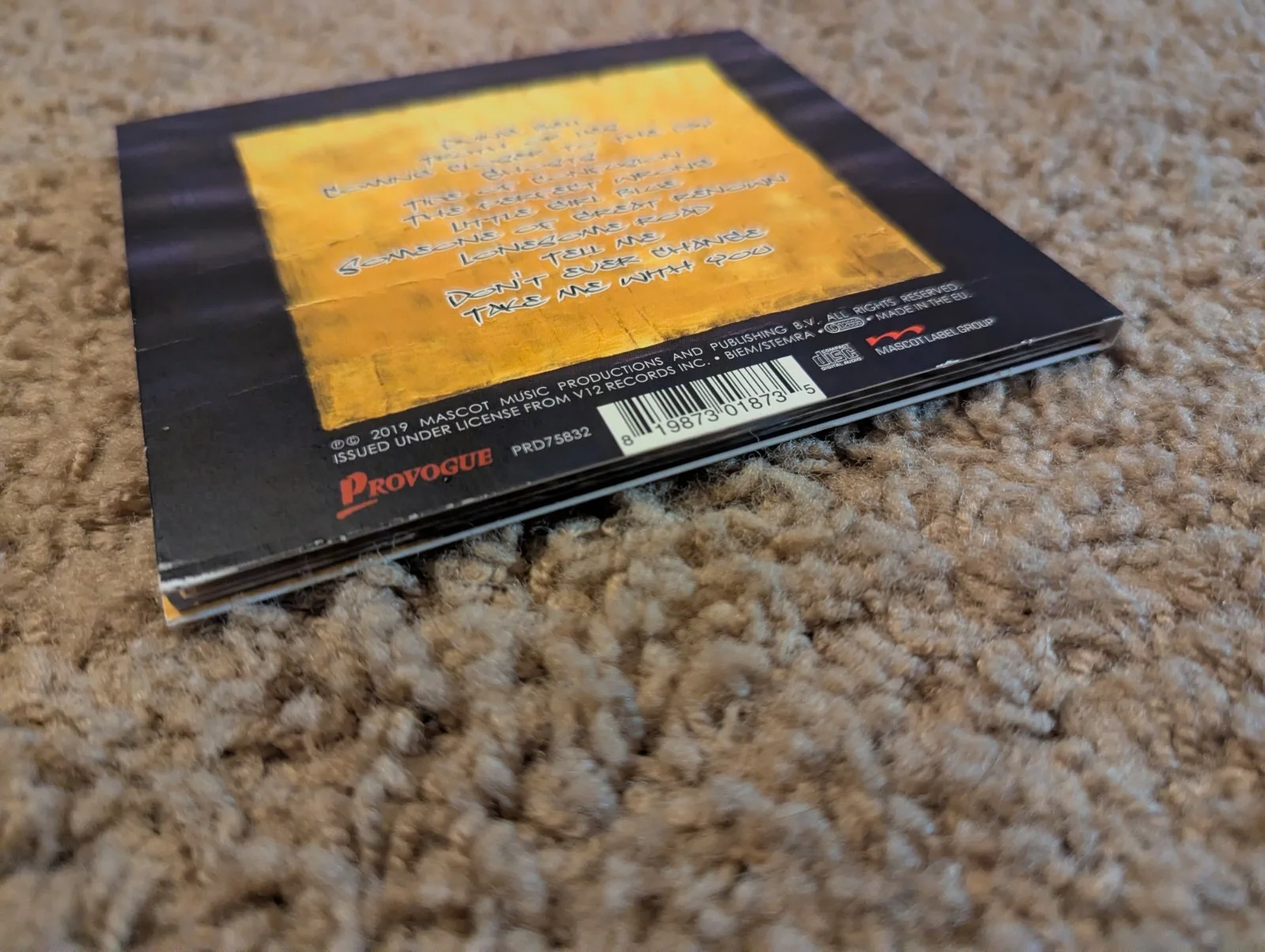 ROBIN TROWER Coming Closer To The Day CD Signed Autographed By Robin Trower 2019, изображение 3